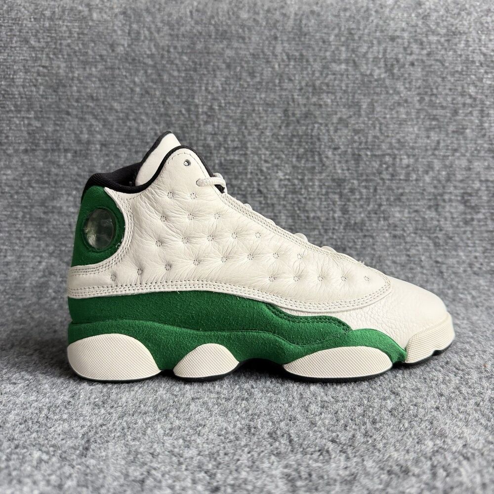Air Jordan 13 Retro GS Sail Pine Green HQ0780-103 Size 5Y / 6.5 Womens